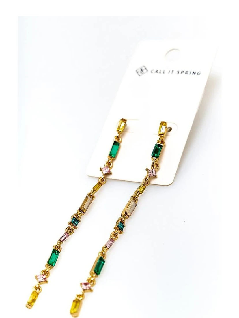 Multicolor Glass Earrings