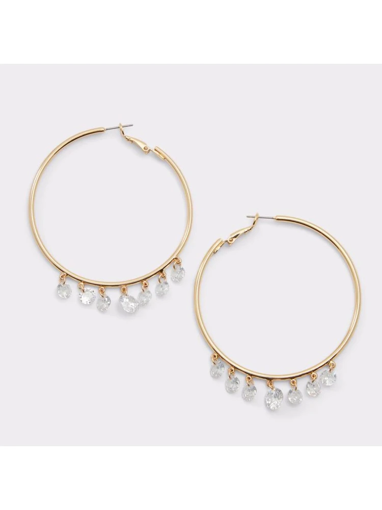 Gold Elastane Earrings