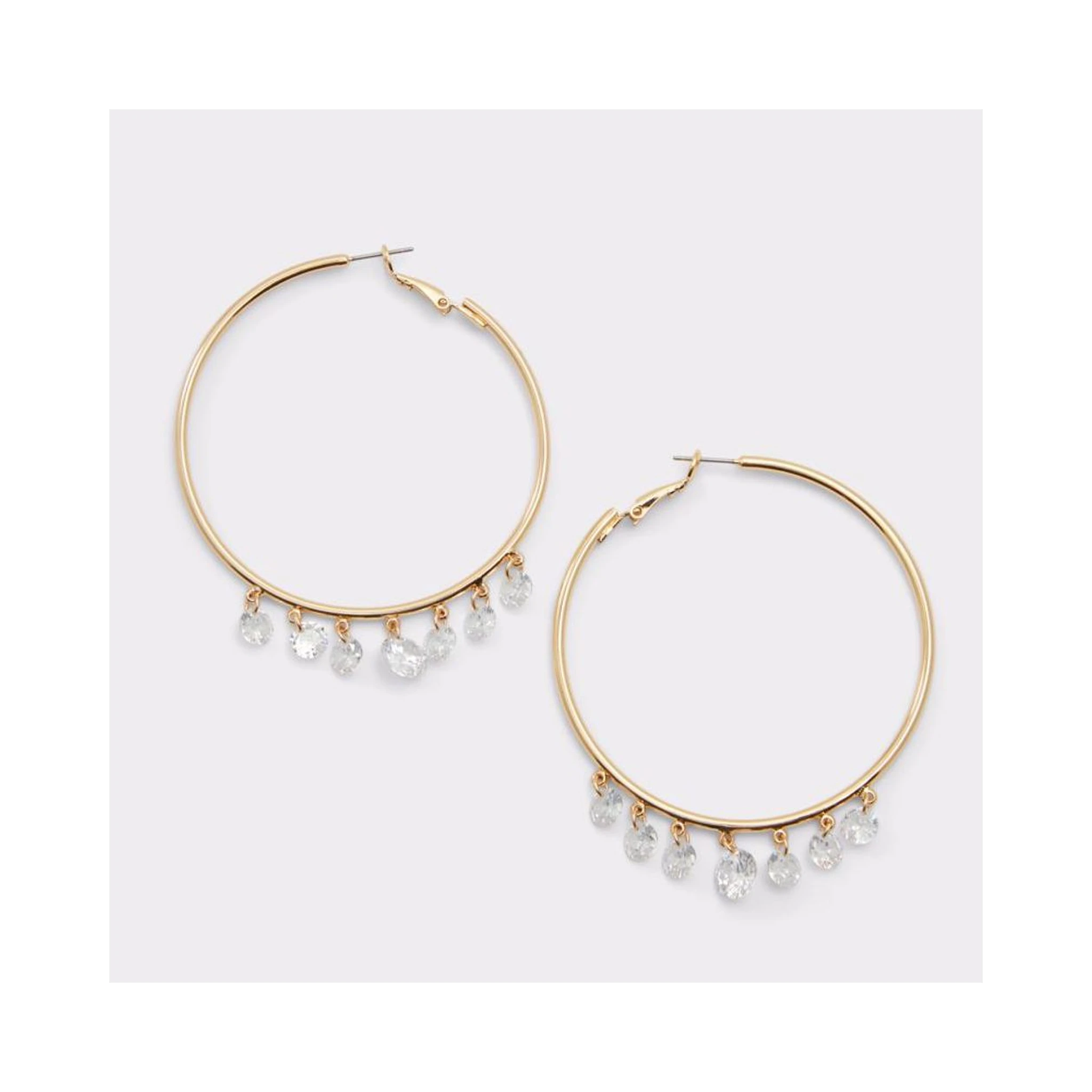 Gold Elastane Earrings