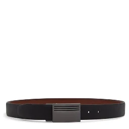 Black Cowhide Regular Belt