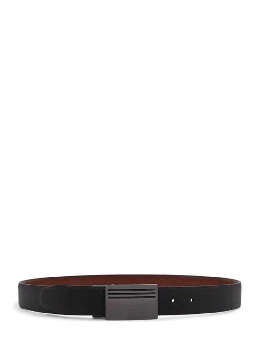 Black Cowhide Regular Belt