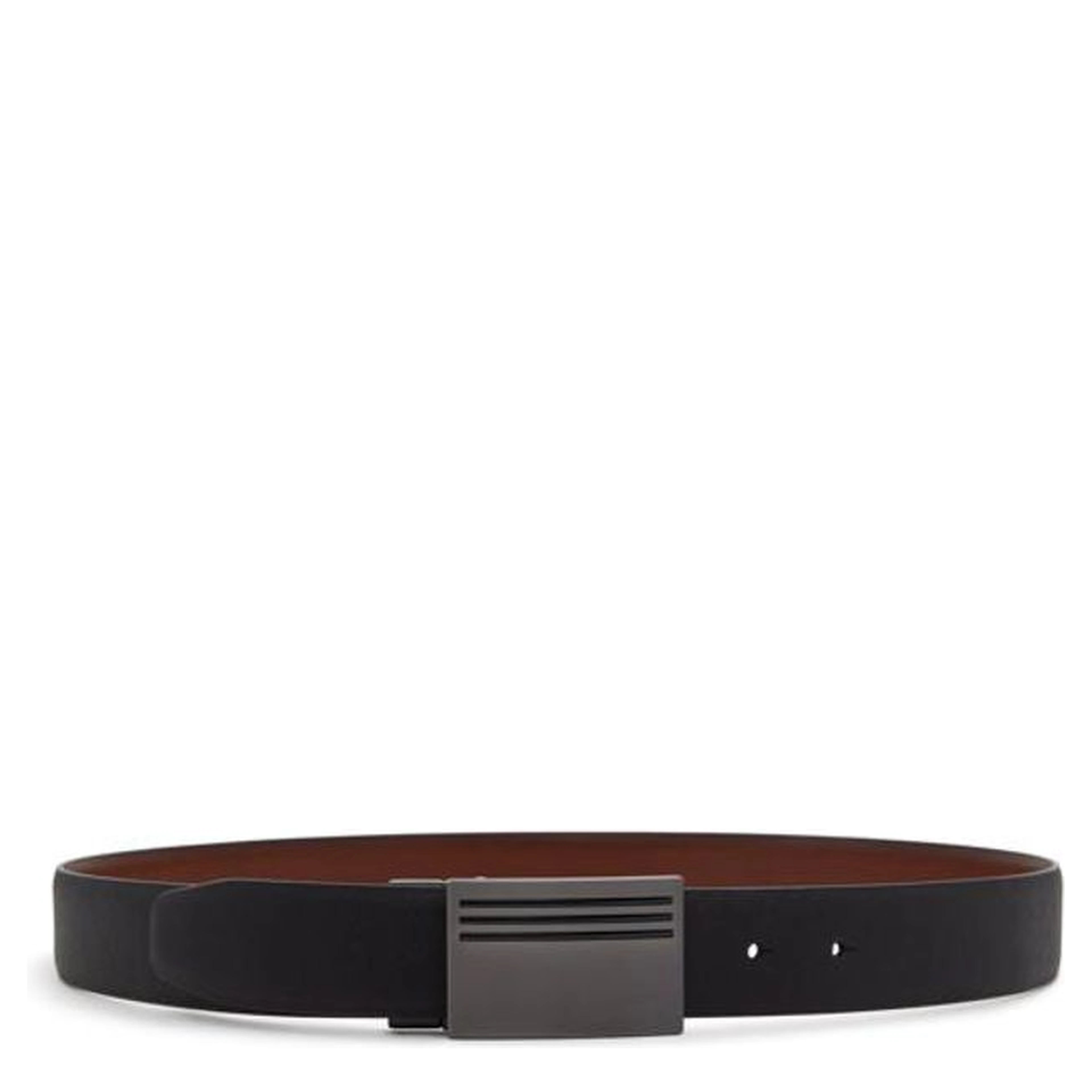 Black Cowhide Regular Belt