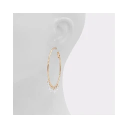 Gold Elastane Earrings