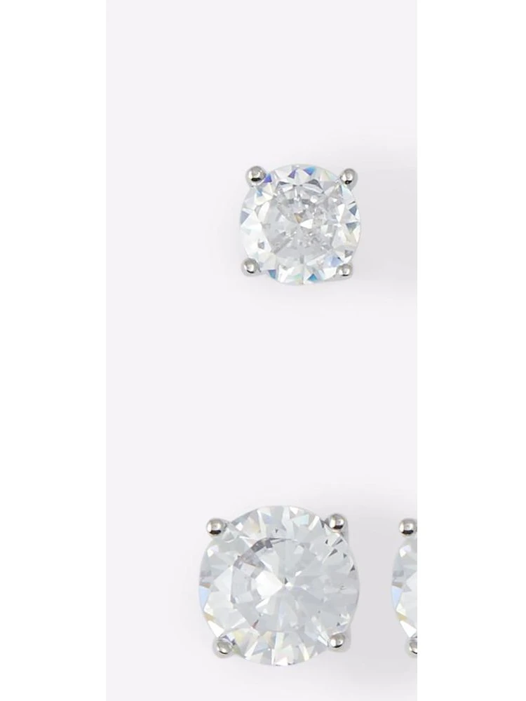 Silver Elastane Earrings alternative