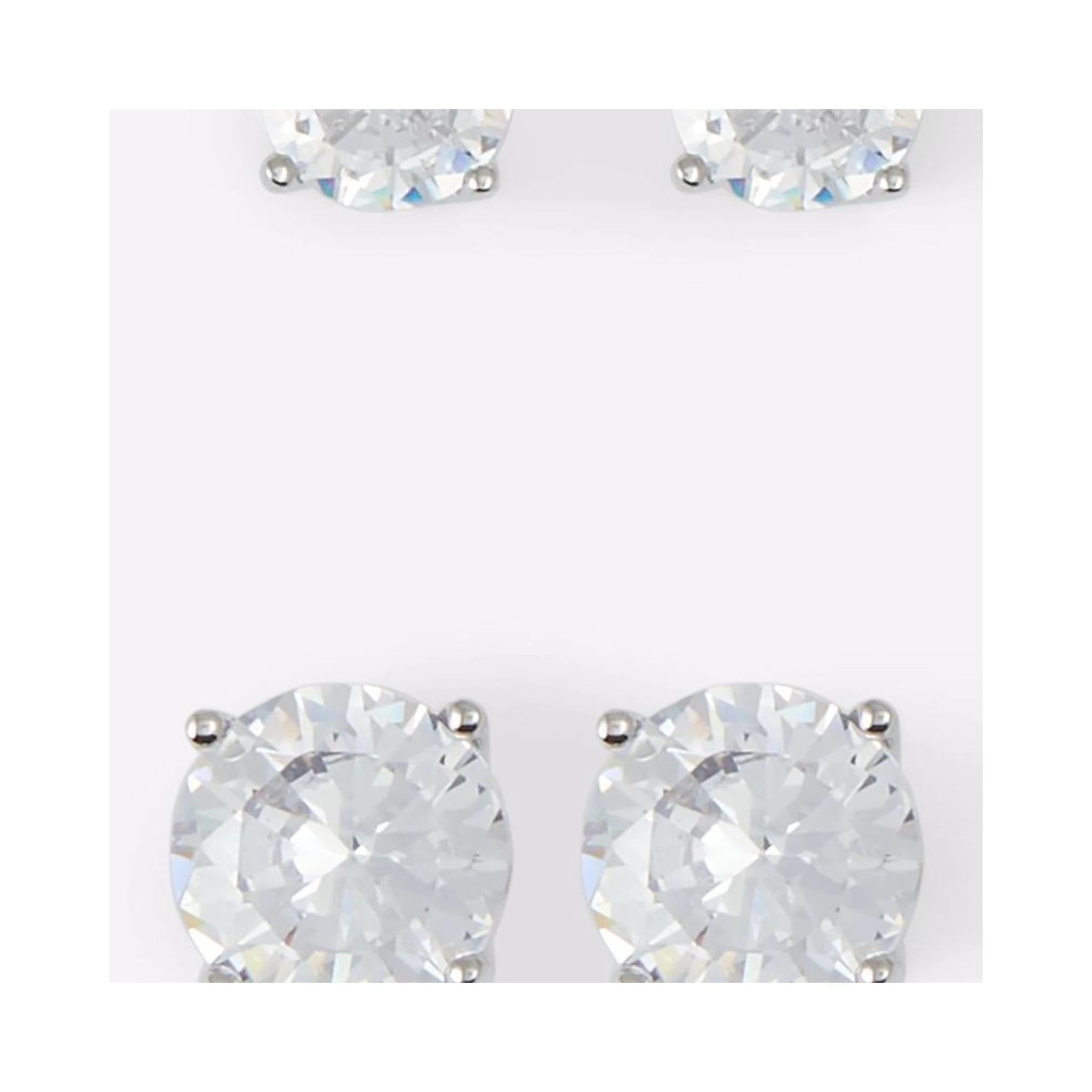 Silver Elastane Earrings