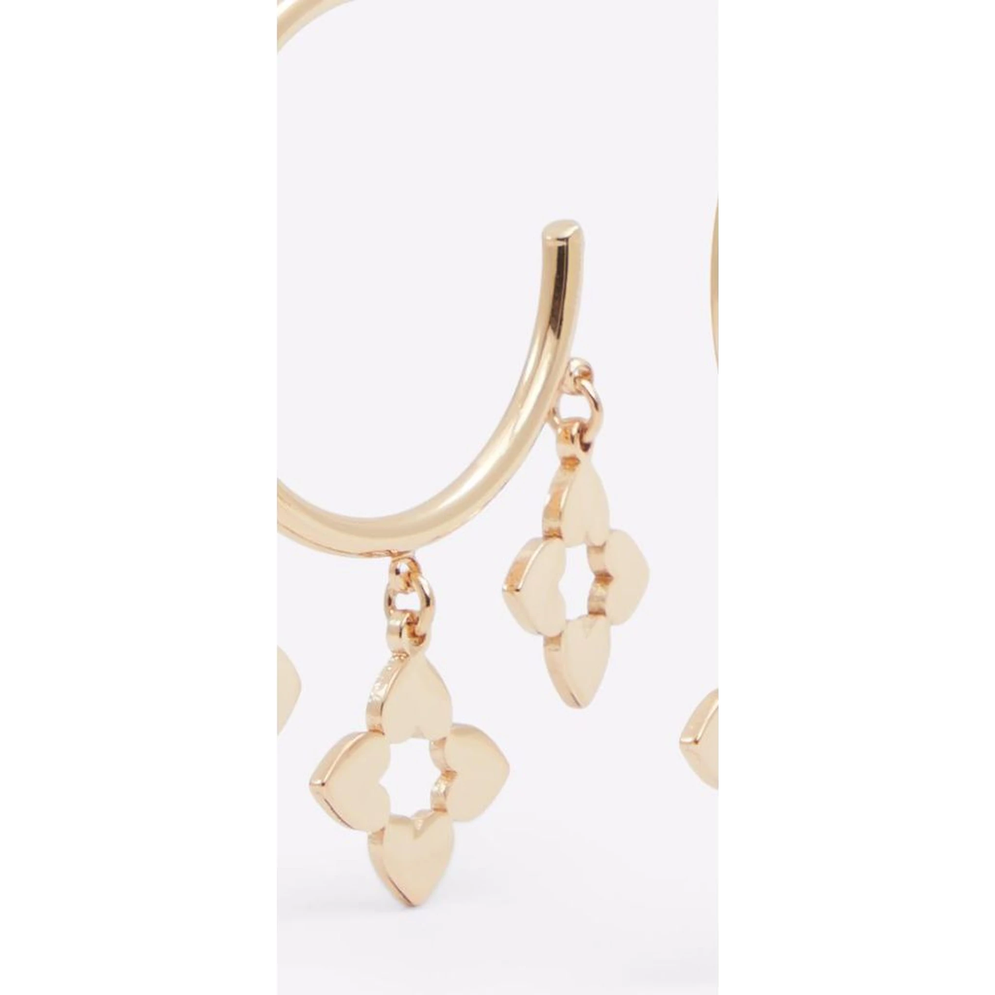 Gold Elastane Earrings