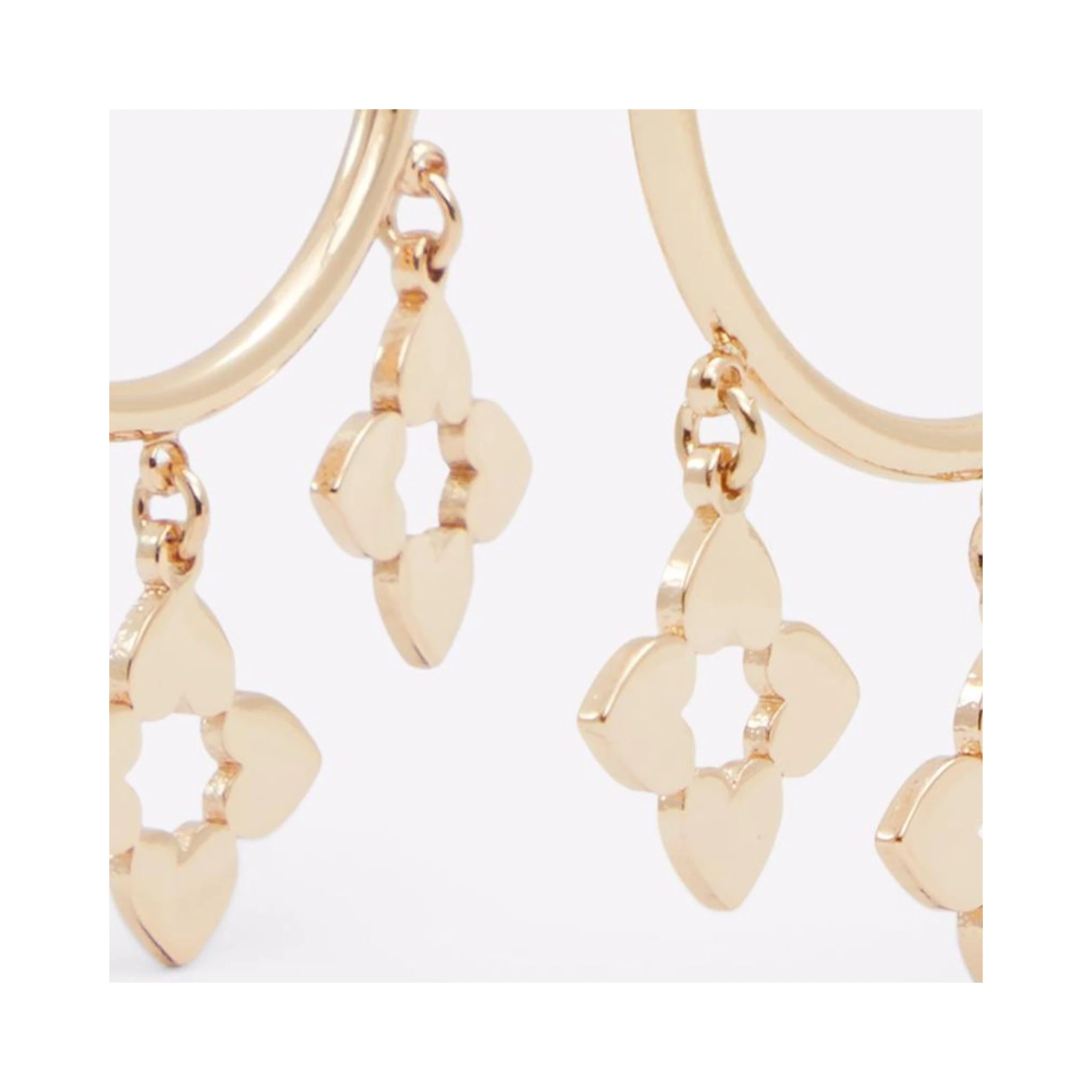 Gold Elastane Earrings