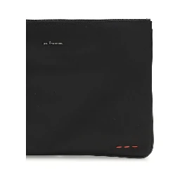 Black Fabric Clutch Bag