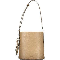 Marrone Leather Woman Bucket Bag