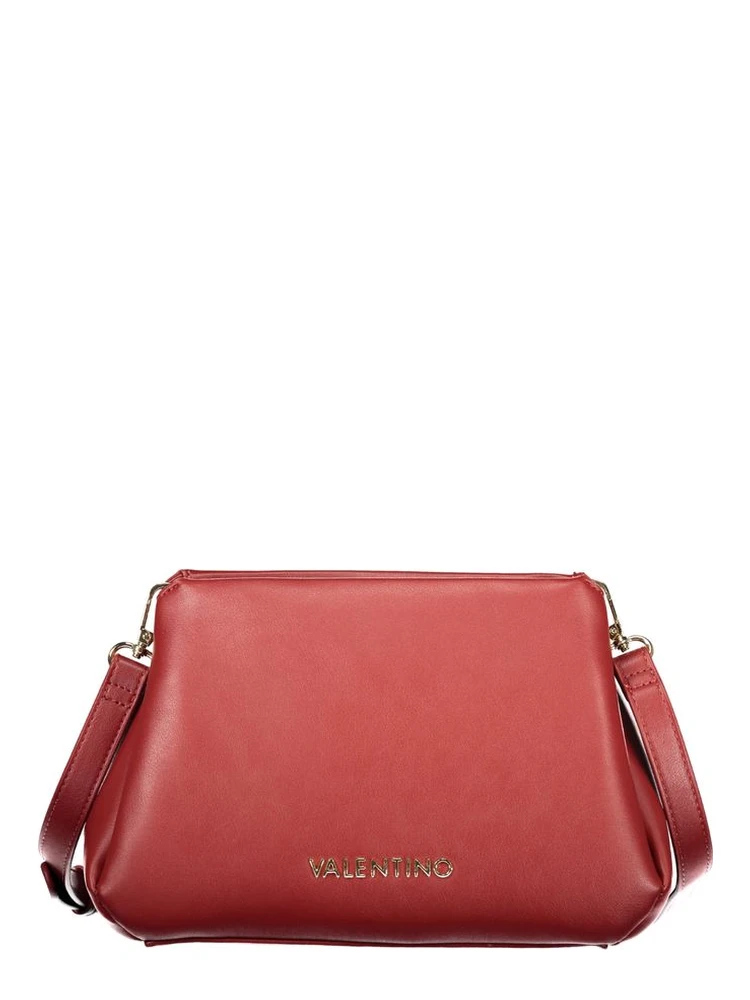 Rosso Polyurethane Women Handbag