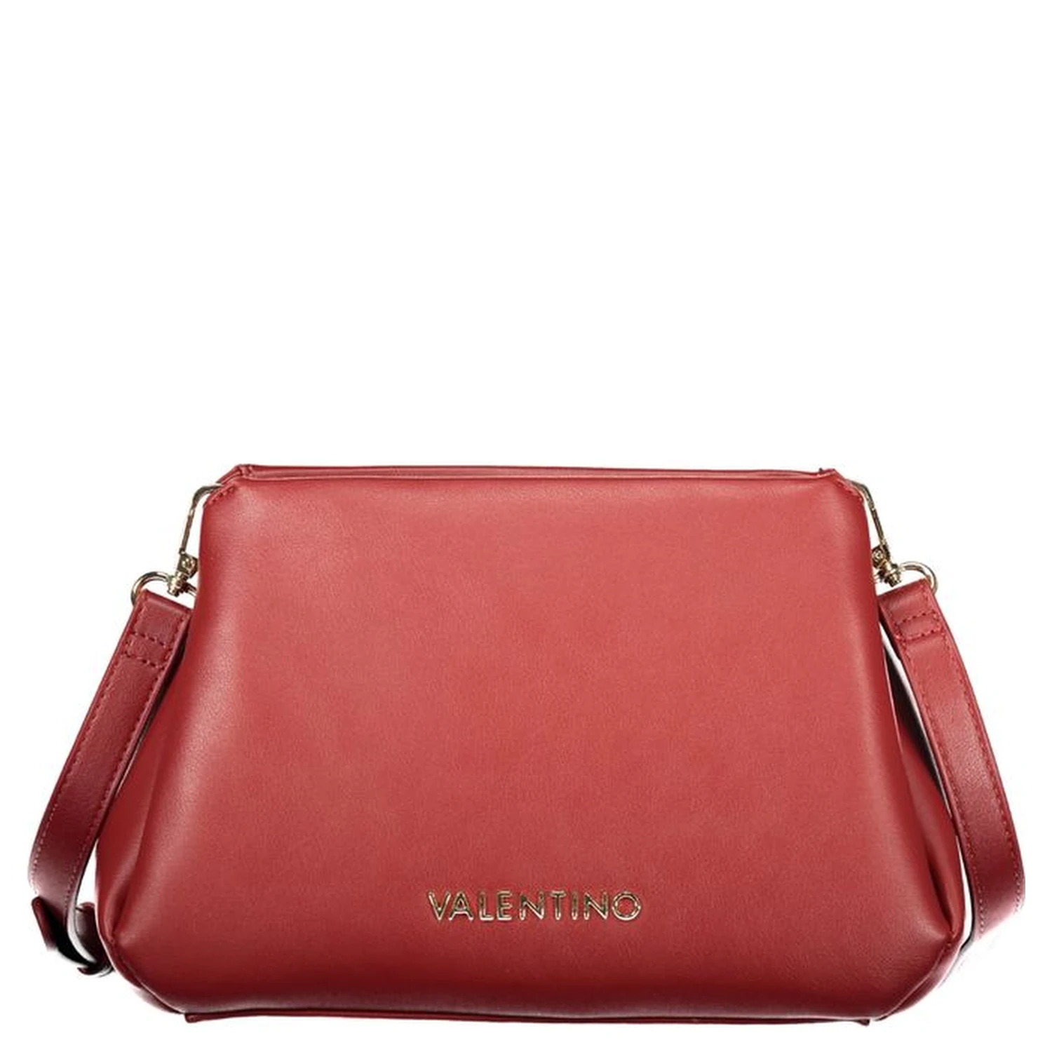 Rosso Polyurethane Women Handbag
