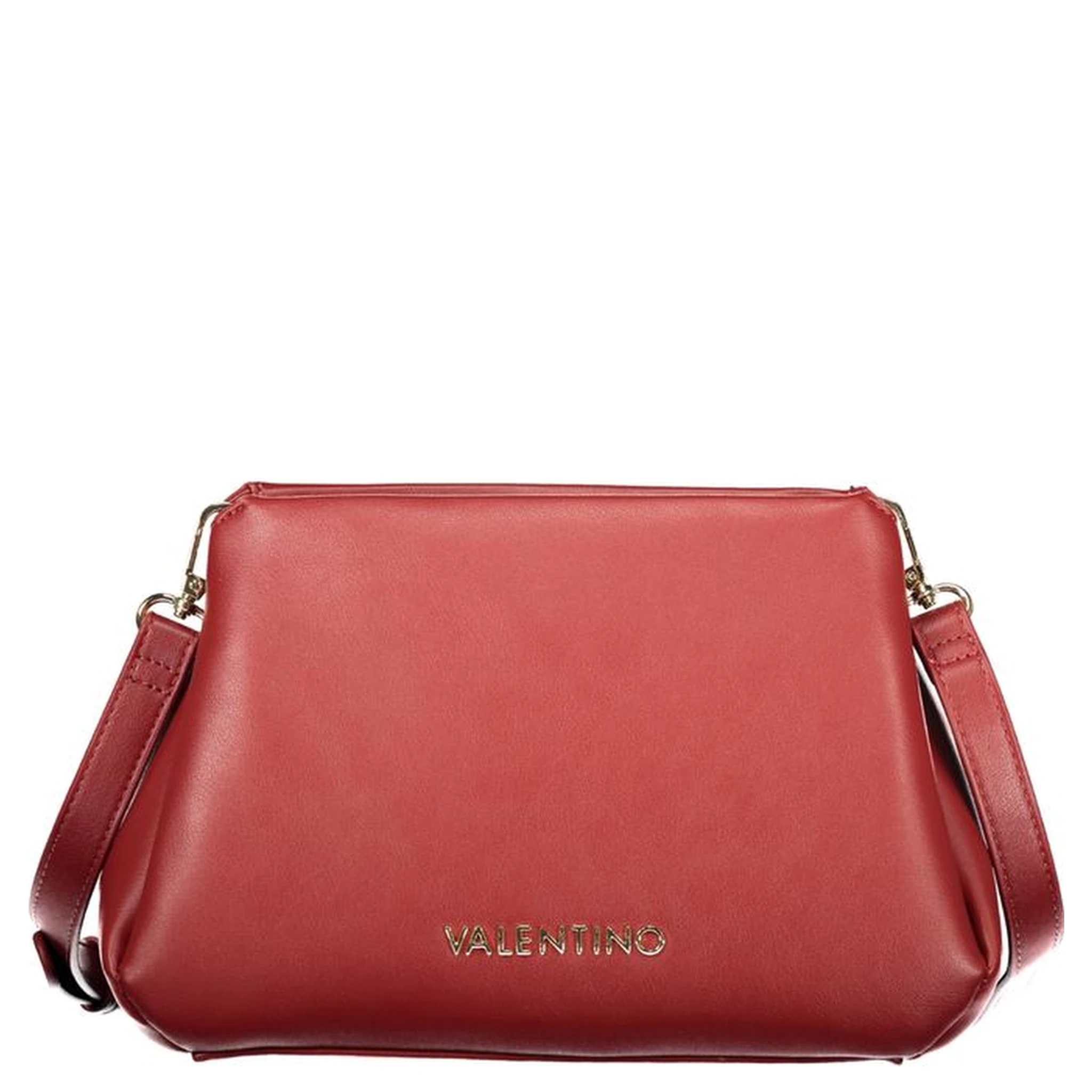 Rosso Polyurethane Women Handbag