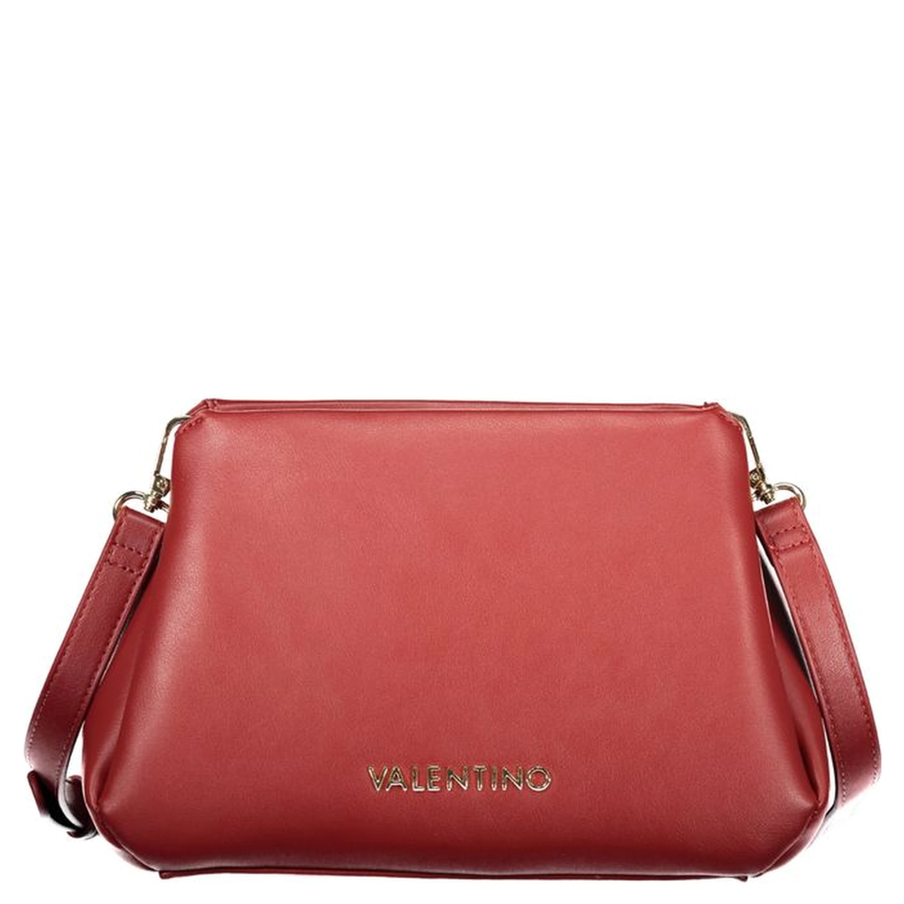 Rosso Polyurethane Women Handbag