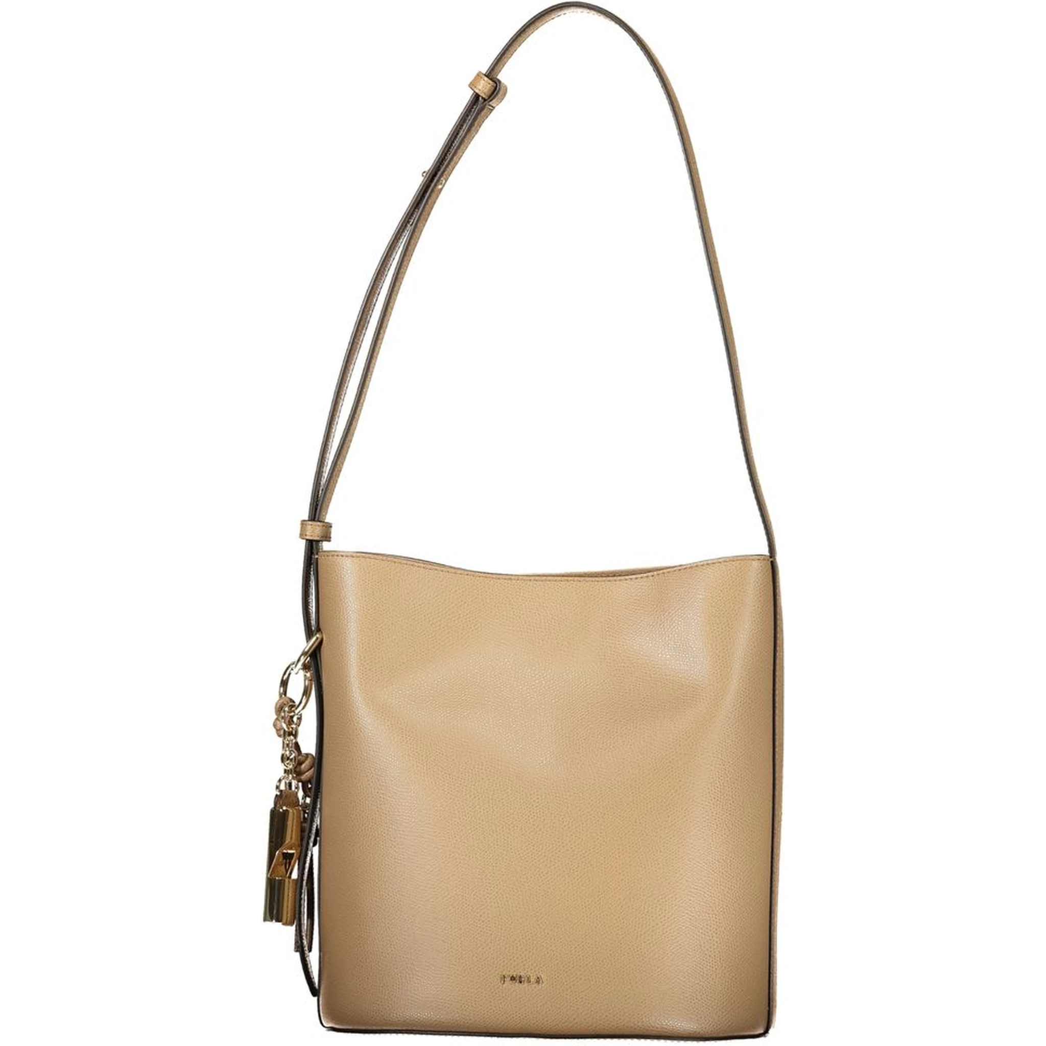 Marrone Leather Woman Bucket Bag