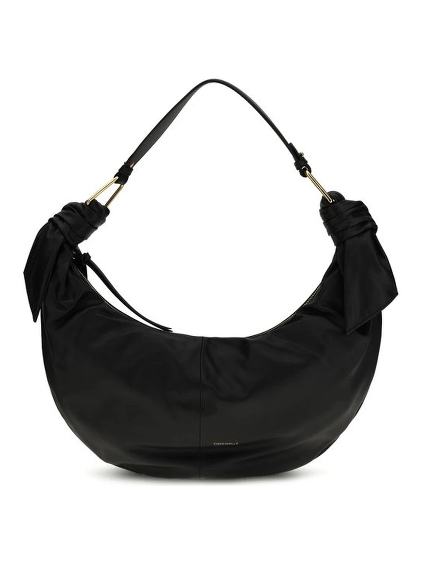 Black Calf Leather Bos Taurus Shoulder Bag