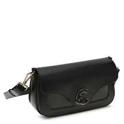 Black Calf Leather Bos Taurus Shoulder Bag