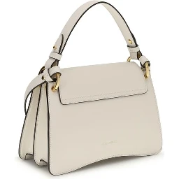 Cream Calf Leather Bos Taurus Shoulder Bag
