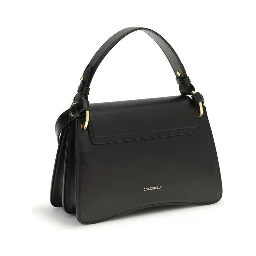 Black Calf Leather Bos Taurus Shoulder Bag
