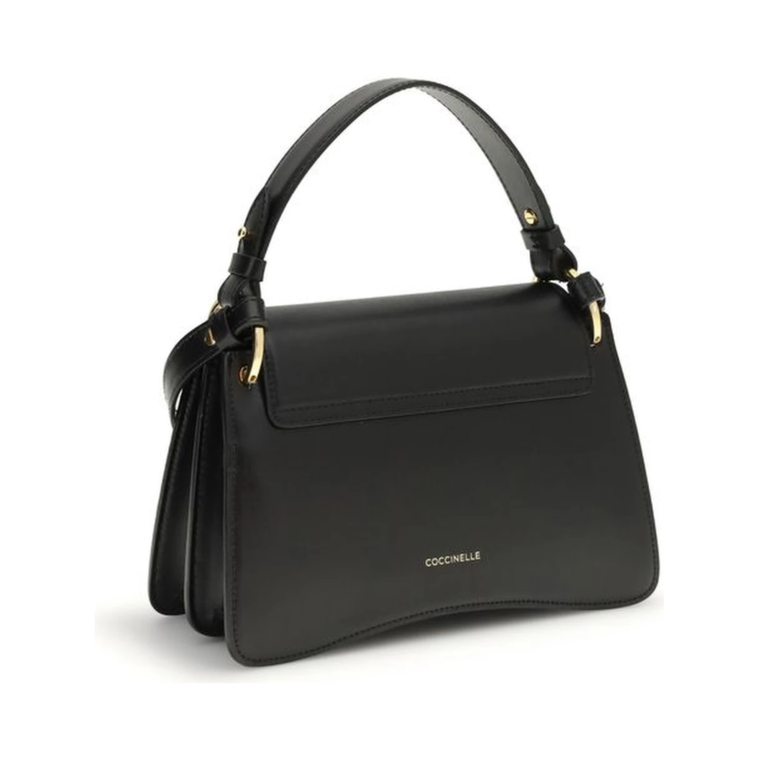 Black Calf Leather Bos Taurus Shoulder Bag