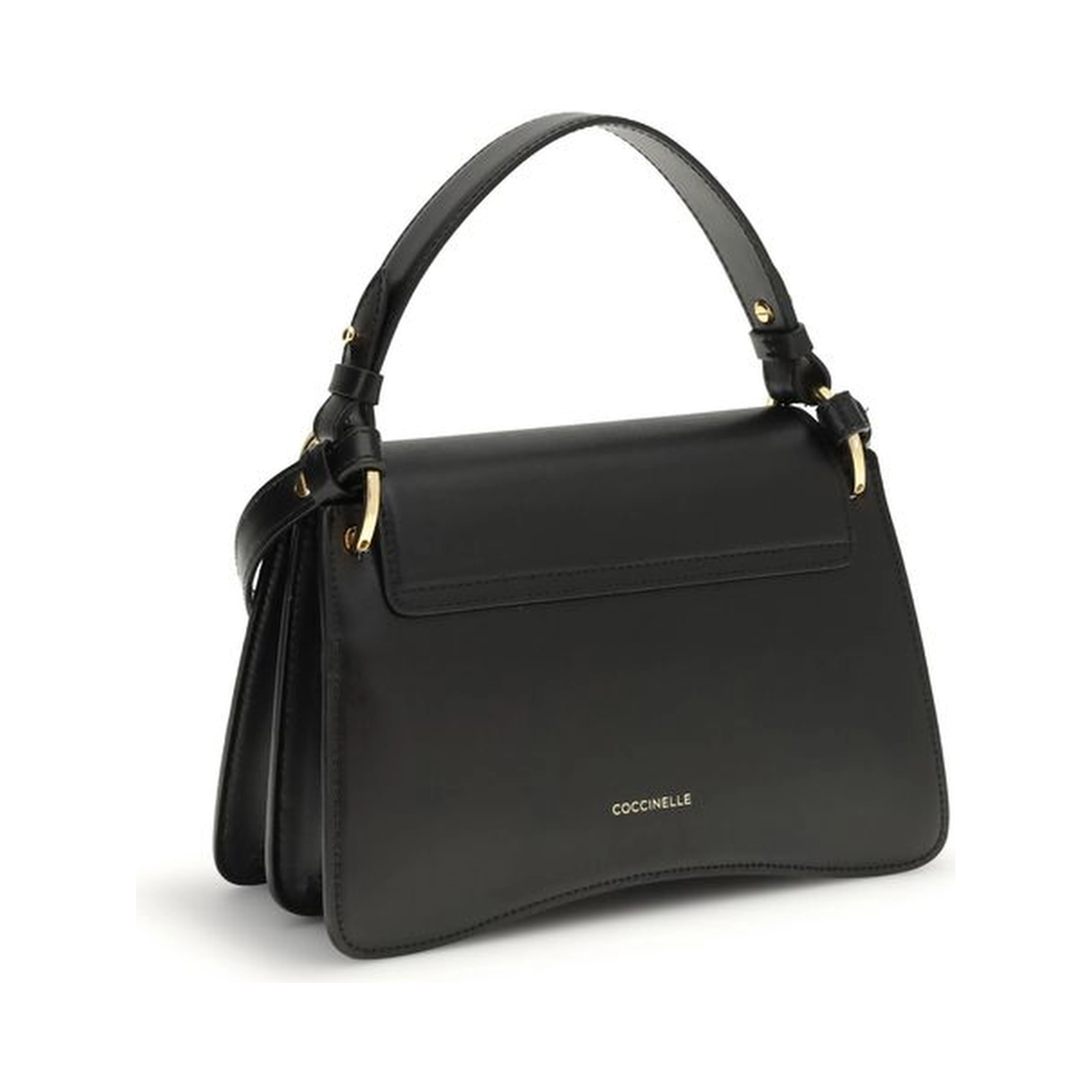 Black Calf Leather Bos Taurus Shoulder Bag