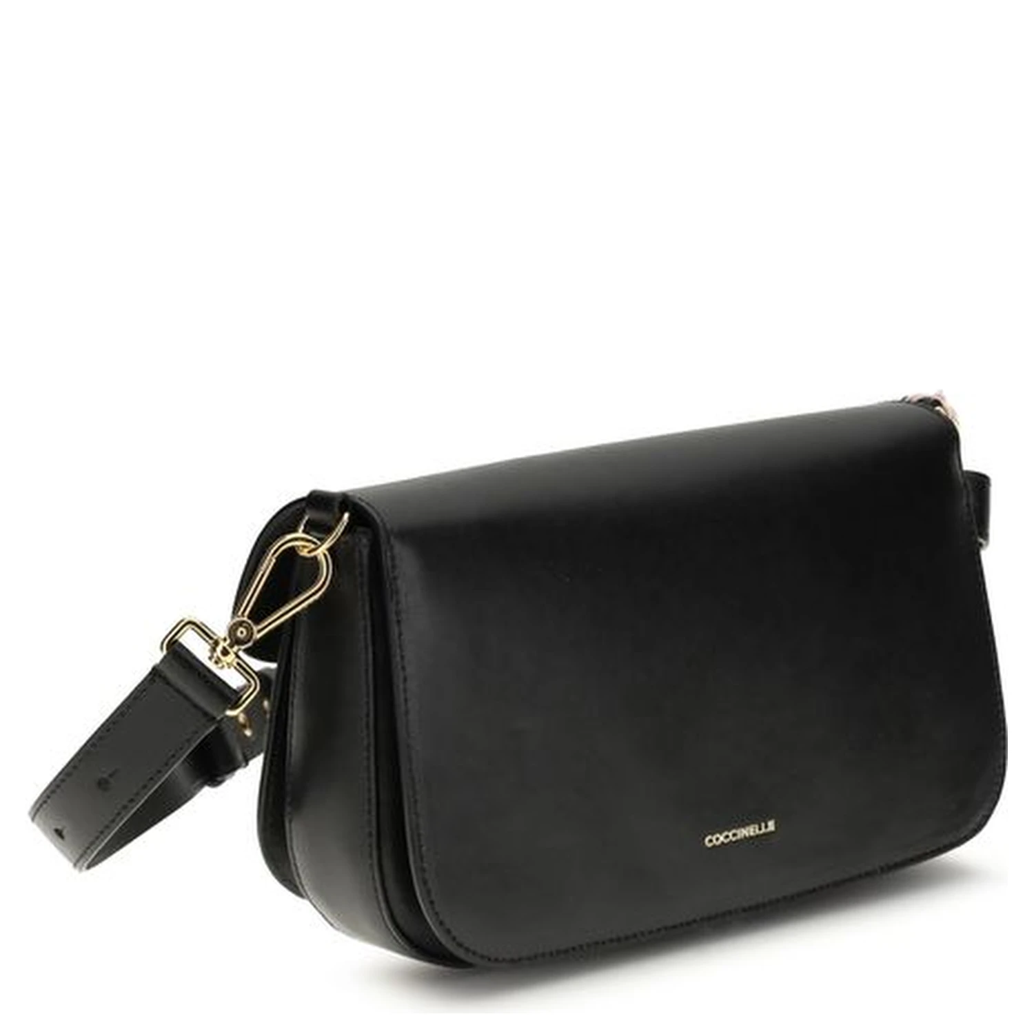 Black Calf Leather Bos Taurus Shoulder Bag