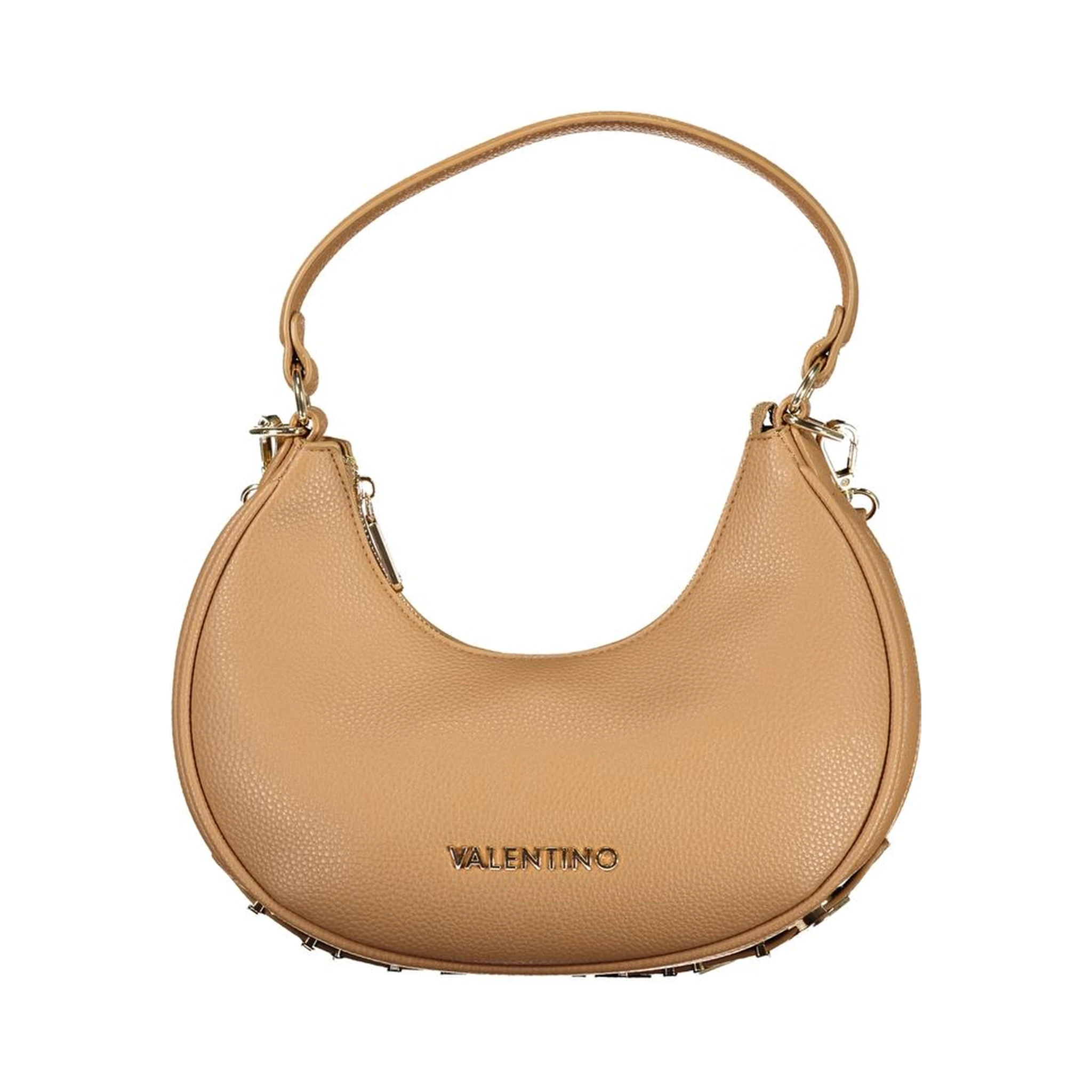 Marrone Polyurethane Women Shoulder Bag