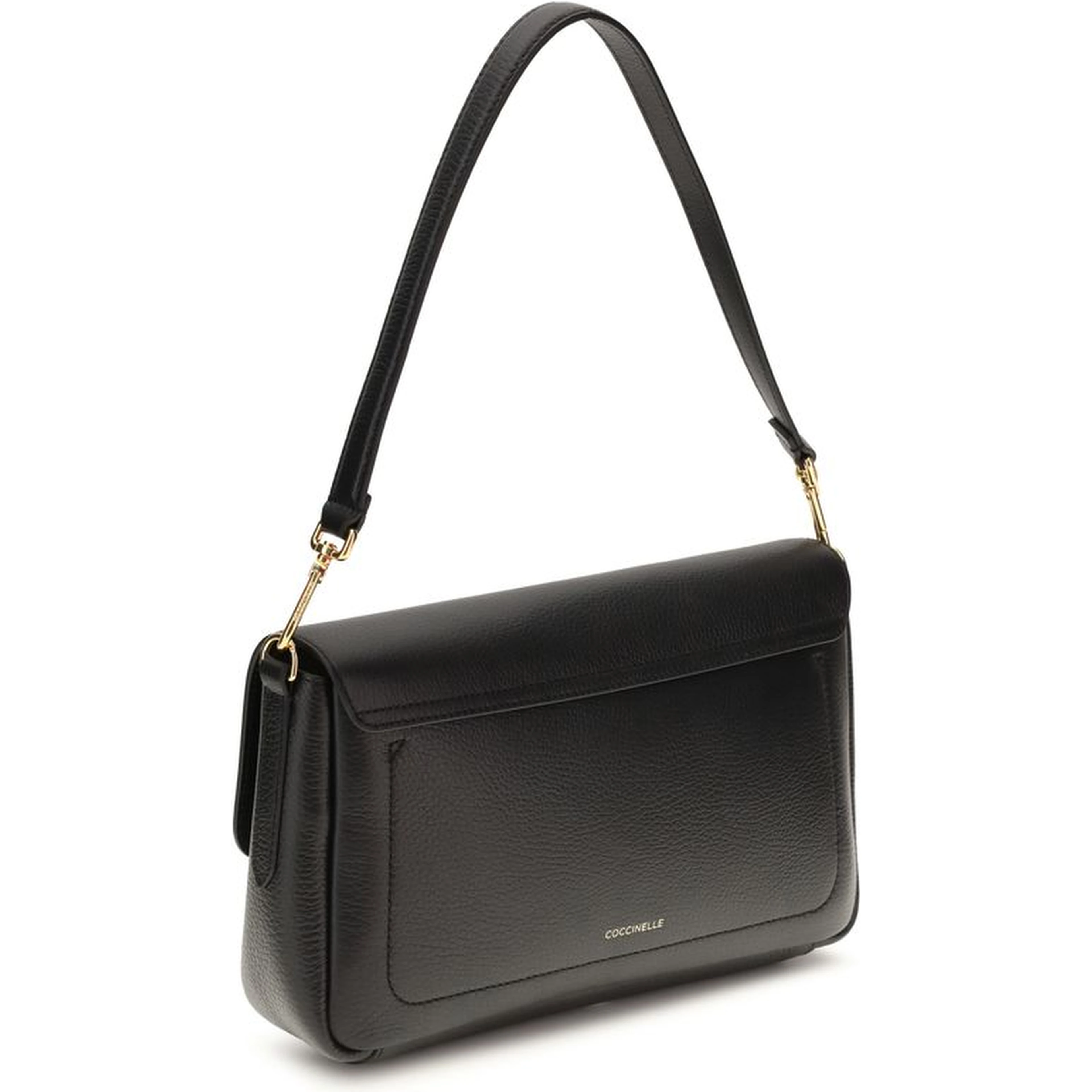 Black Calf Leather Bos Taurus Shoulder Bag