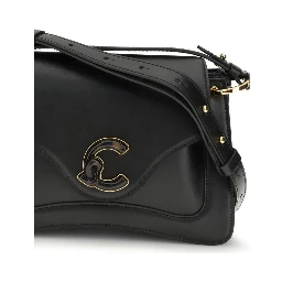 Black Calf Leather Bos Taurus Shoulder Bag