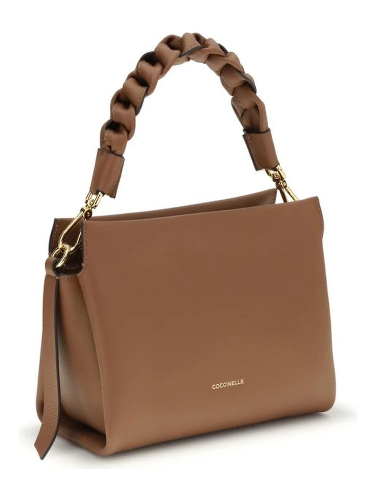 Beige Calf Leather Bos Taurus Handbag alternative