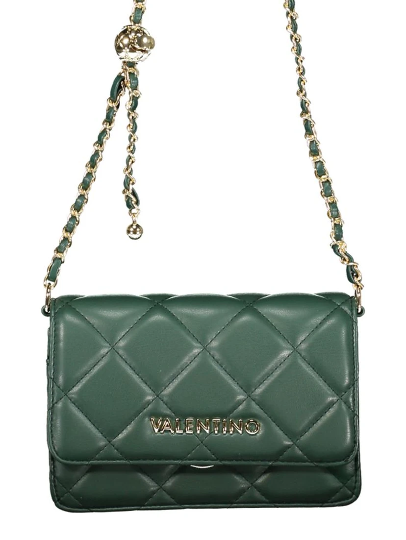 Verde Polyurethane Woman Shoulder Bag