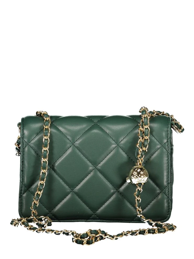 Verde Polyurethane Woman Shoulder Bag