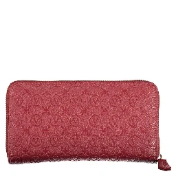 Rosso Polyurethane Women Wallet