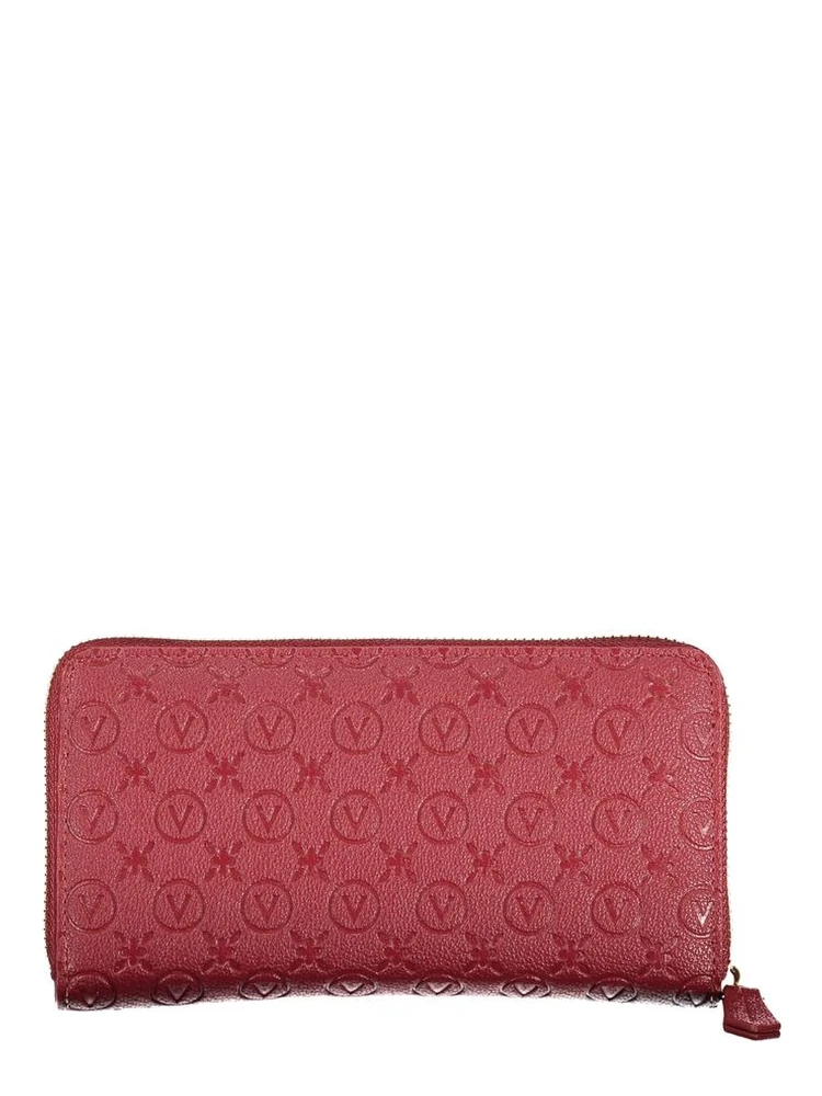 Rosso Polyurethane Women Wallet