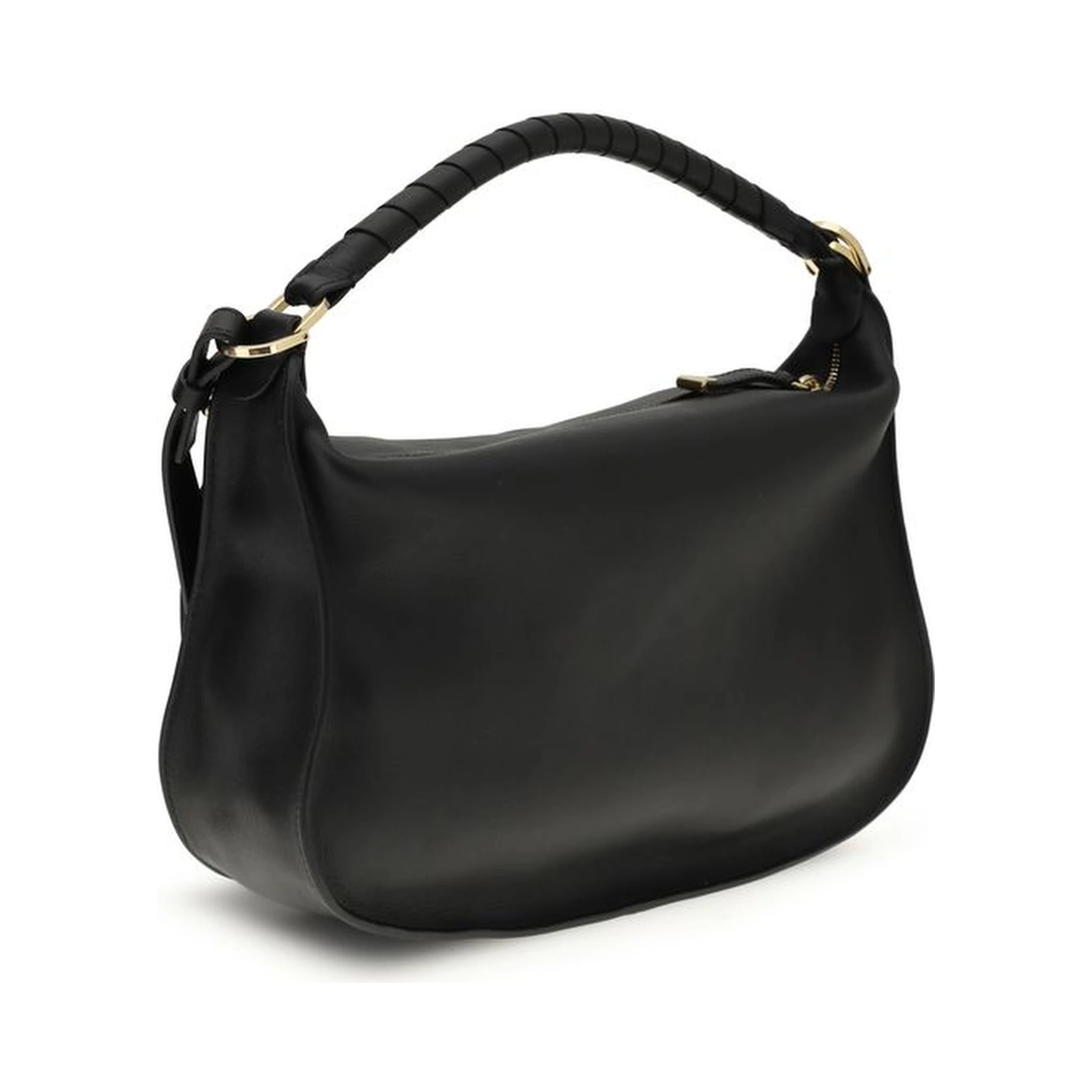 Black Calf Leather Bos Taurus Shoulder Bag