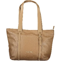 Marrone Polyurethane Women Shoulder Bag