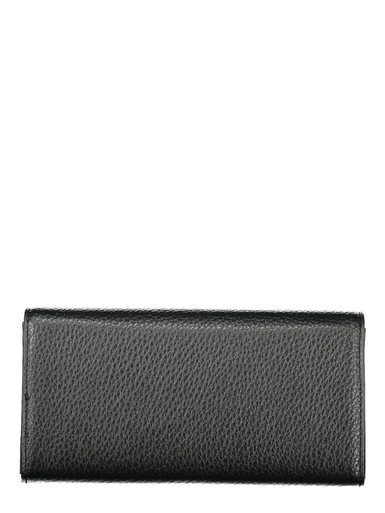 Nero Polyurethane Women Wallet alternative