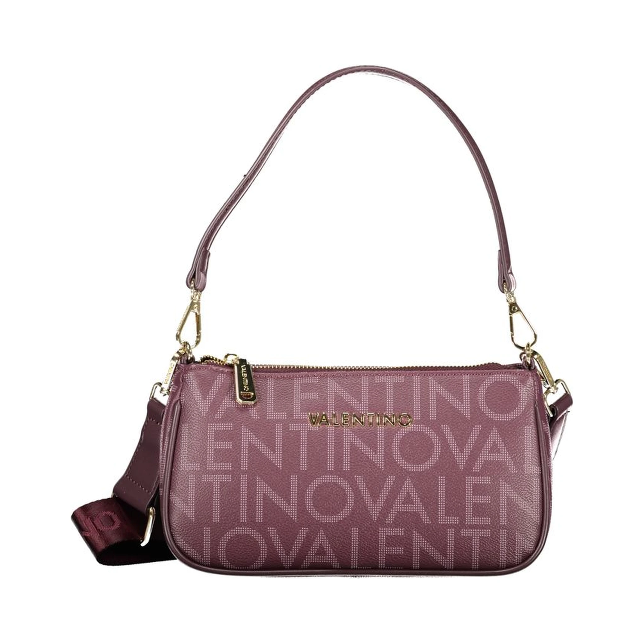 Rosso Poliuretano Women Handbag
