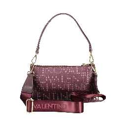 Rosso Poliuretano Women Handbag