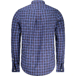 Blu Cotton Men Shirt