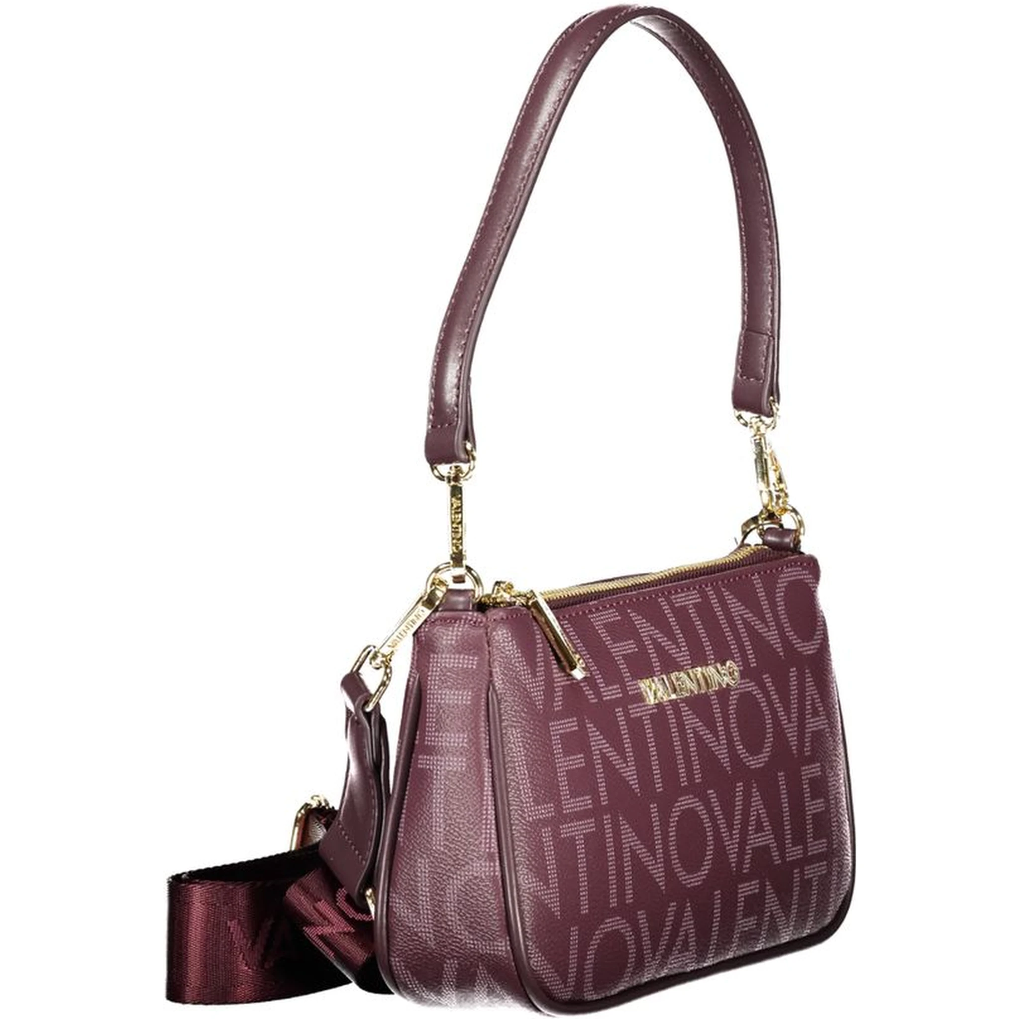 Rosso Poliuretano Women Handbag