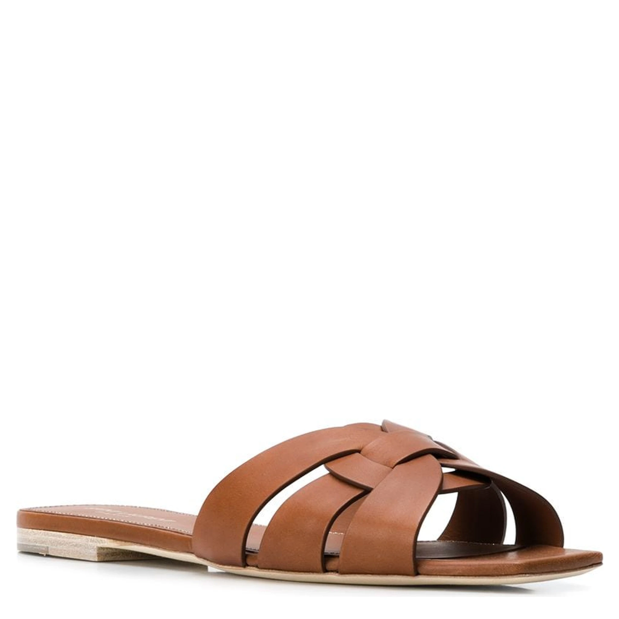 Saint Laurent  Sandals Leather Brown
