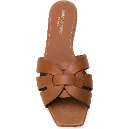 Saint Laurent  Sandals Leather Brown