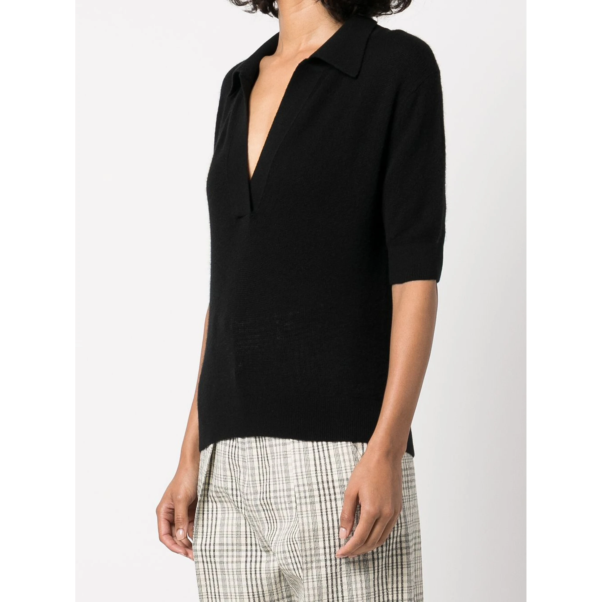 KHAITE T-shirts and Polos Black