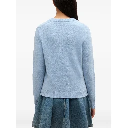GANNI Sweaters Clear Blue