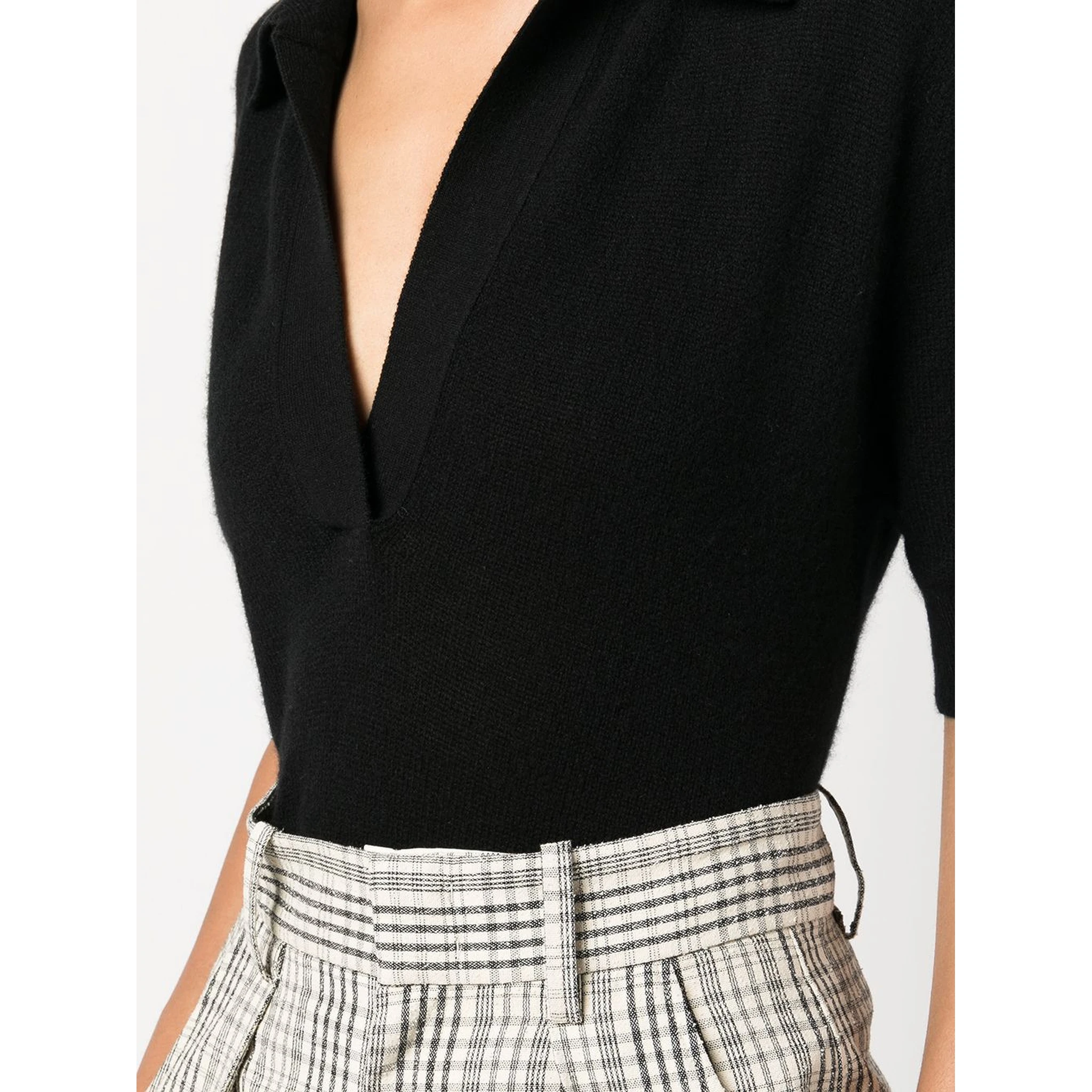 KHAITE T-shirts and Polos Black