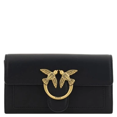 Black Calf Leather Bos Taurus Shoulder Bag