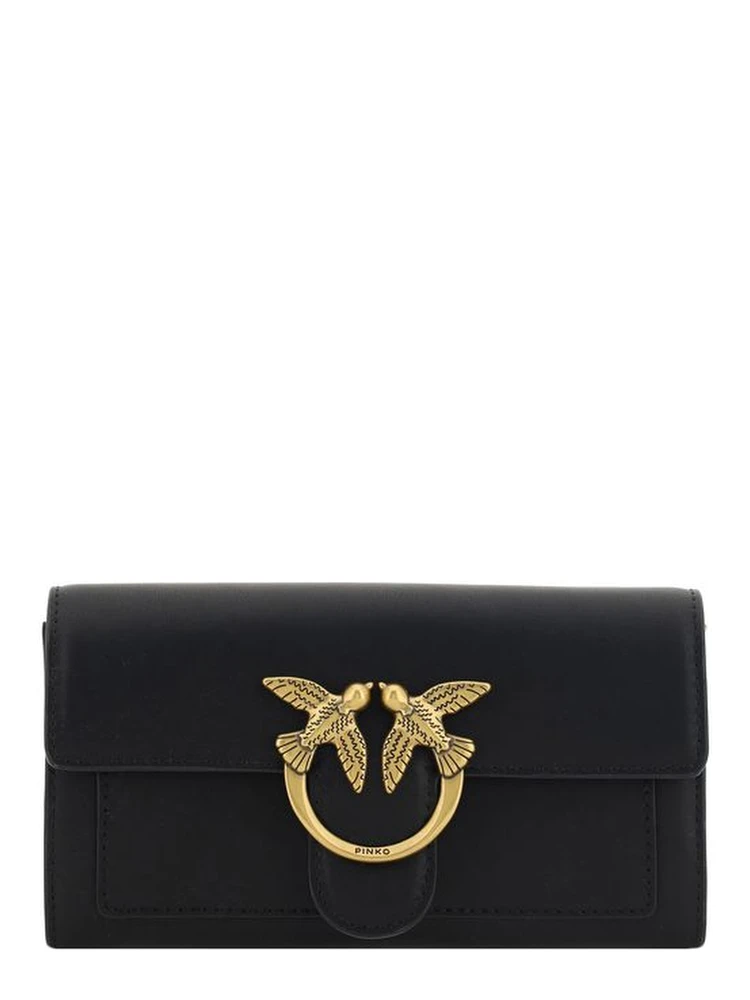 Black Calf Leather Bos Taurus Shoulder Bag