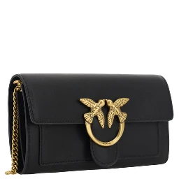 Black Calf Leather Bos Taurus Shoulder Bag