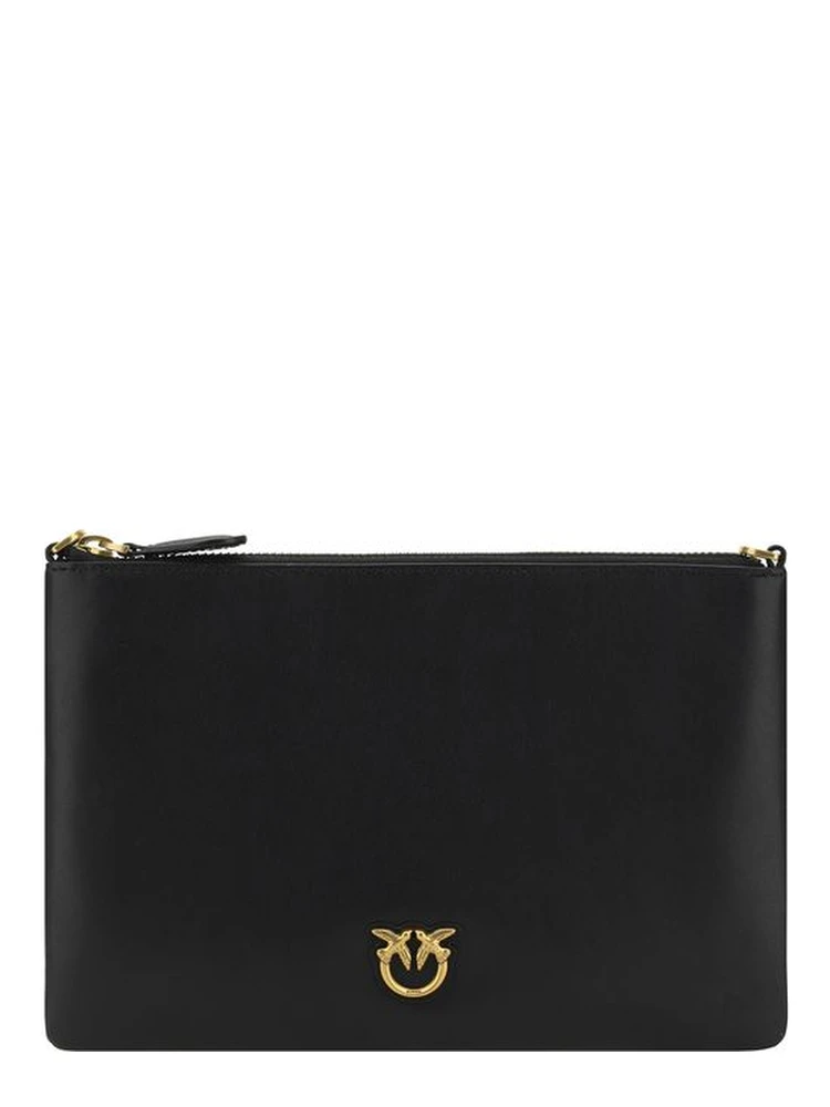 Black Leather Shoulder Bag