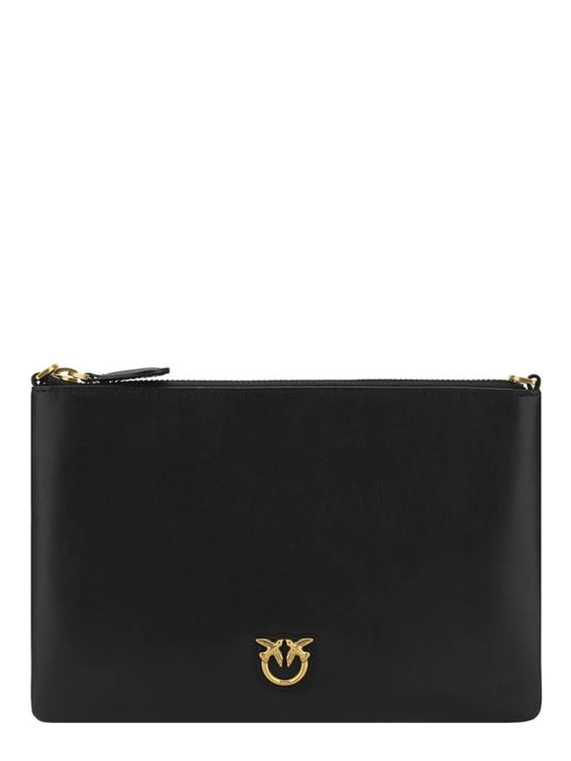 Black Leather Shoulder Bag